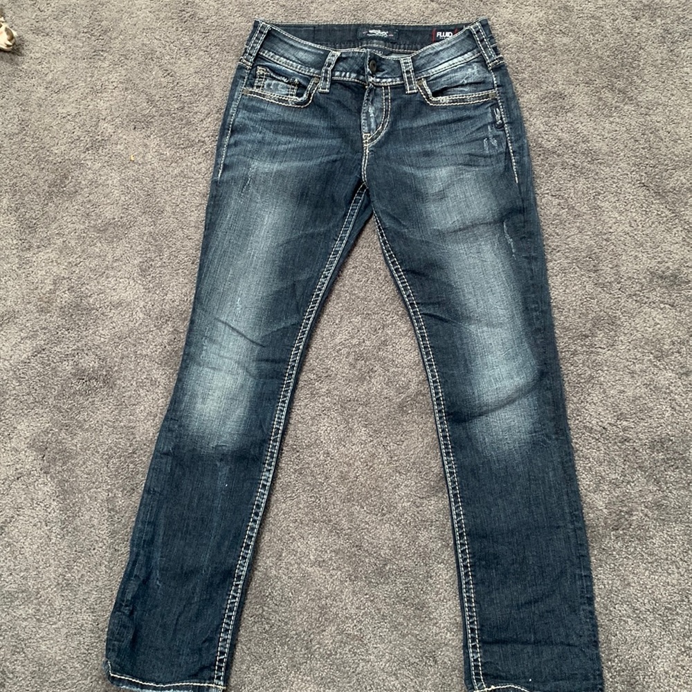 Silver Suki Mid Slim skinny Jean